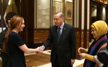 Cumhurbaşkanı Erdoğan, Lindsay Lohan’ı Kabul Etti