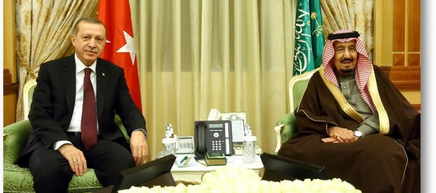 Cumhurbaşkanı Erdoğan, Riyad Yemame Sarayı’nda