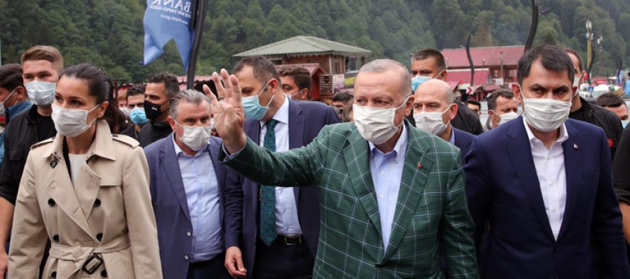 Cumhurbaşkanı Erdoğan, Ayder Yaylası’nda incelemelerde bulundu